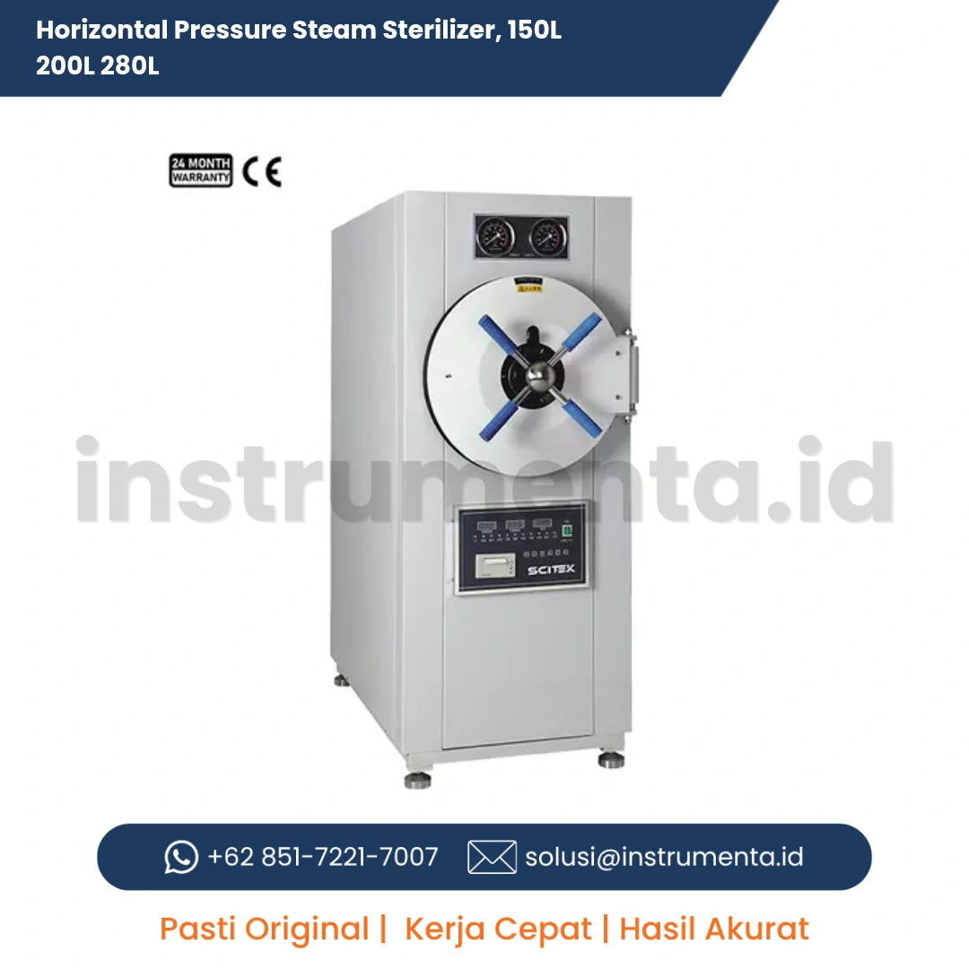 Official Supplier Horizontal Pressure Steam Sterilizer Scitek ST-HYDB Series Autoclave Horisontal Rumah Sakit Kapasitas Besar